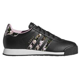 Adidas Black Samoa Flower Orchid Athletic Sneakers 10
